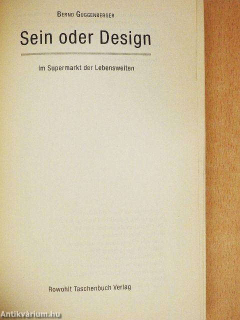 Sein oder Design