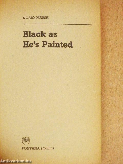 Black as He's Painted