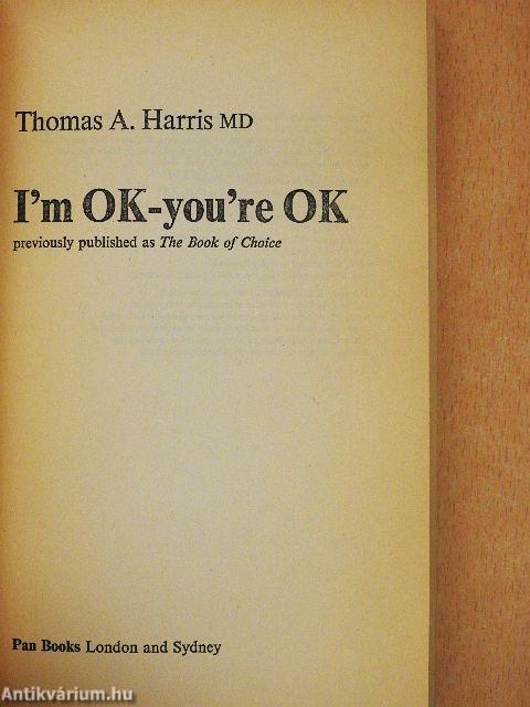 I'm OK - You're OK