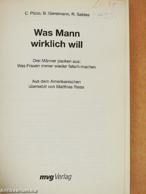 Was Mann wirklich will