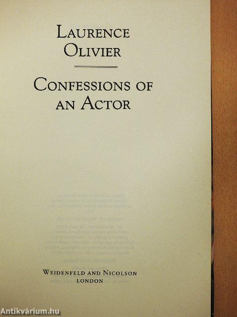 Confessions of an Actor