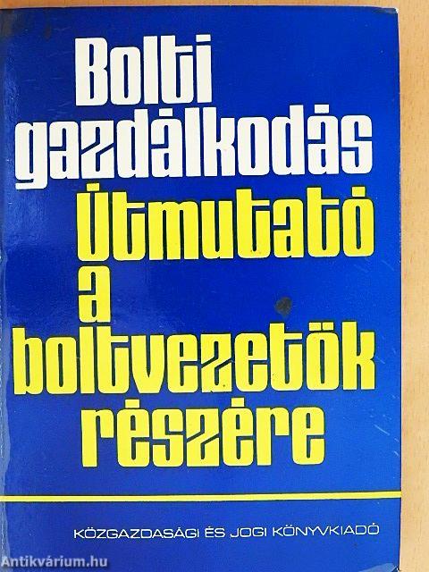 Bolti gazdálkodás