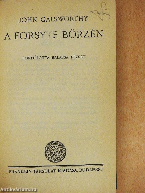 A Forsyte börzén