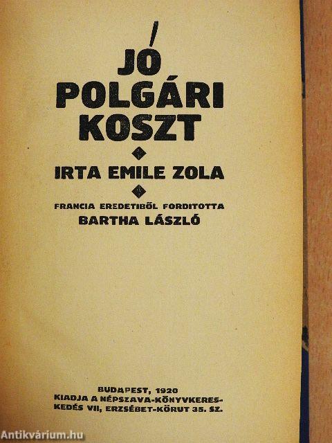 Jó polgári koszt