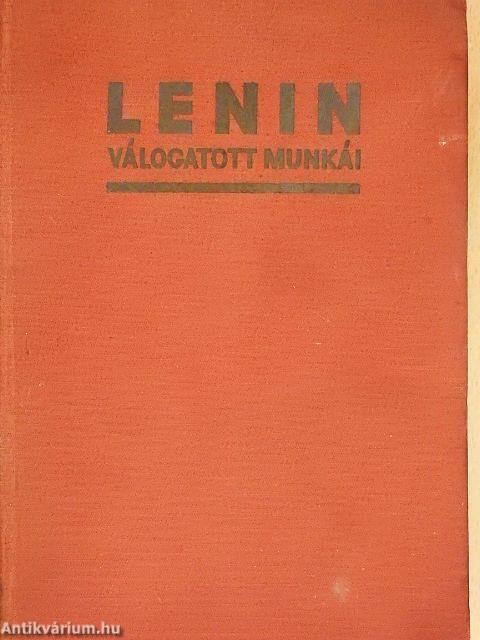 Lenin válogatott munkái III.