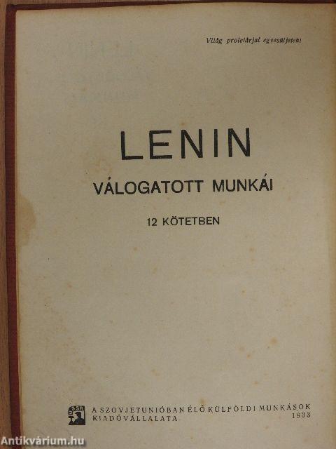 Lenin válogatott munkái III.