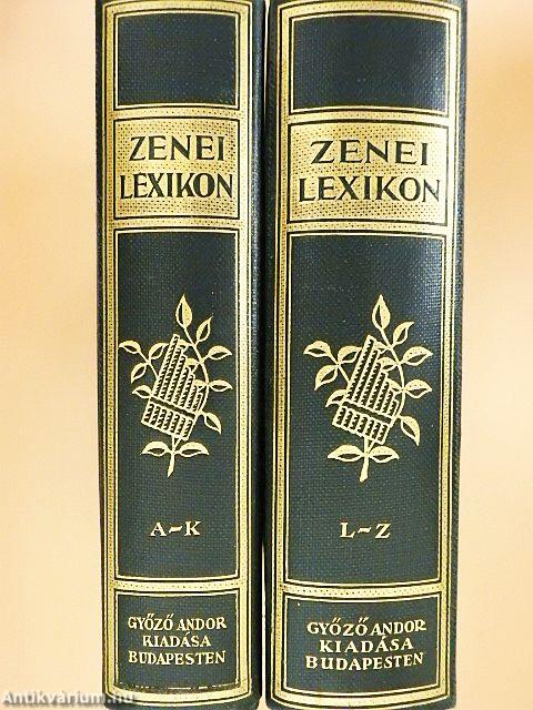 Zenei Lexikon I-II.