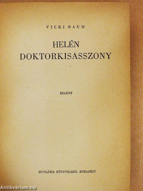 Helén doktorkisasszony