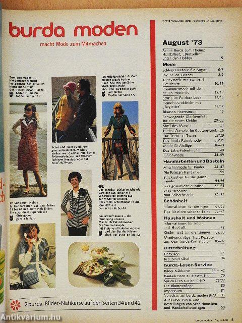 Burda Moden August 1973