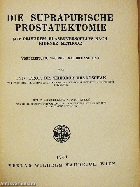 Die Suprapubische Prostatektomie
