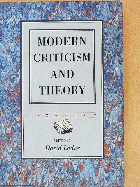 Modern Criticism and Theory