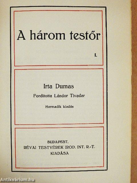 A három testőr I-II.