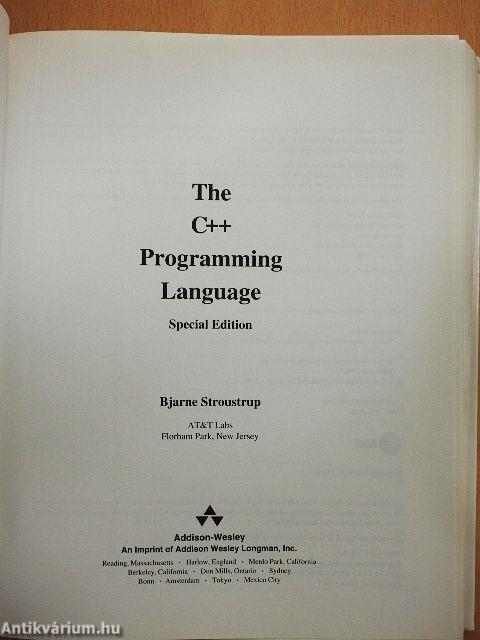 The C++ Programming Language