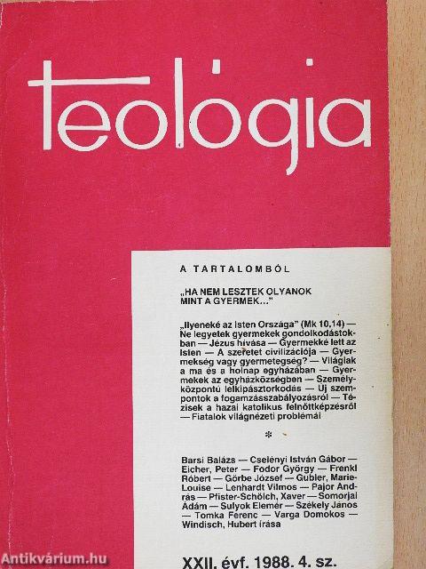 Teológia 1988/4.