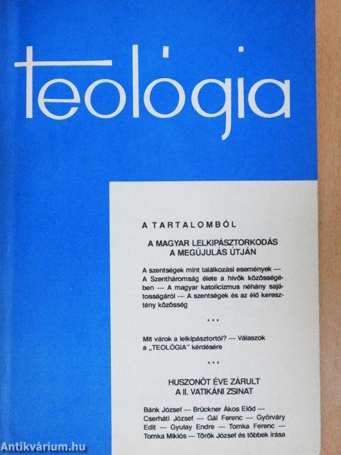 Teológia 1990/3.