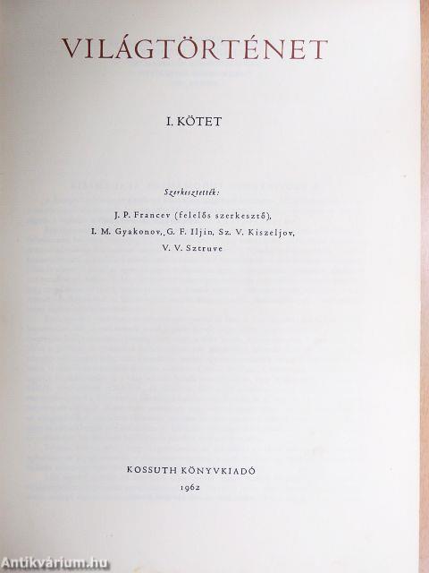 Világtörténet 1-10.