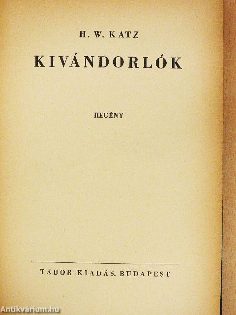 Kivándorlók