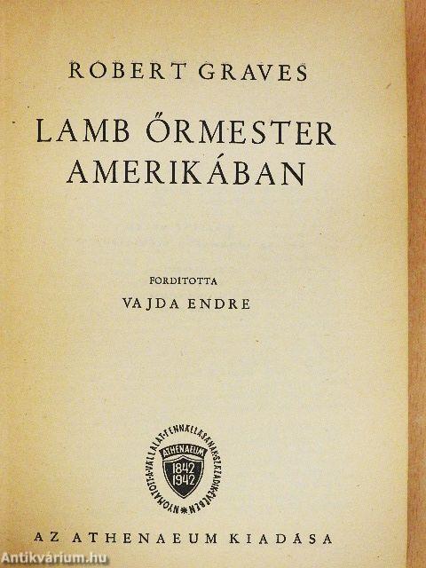 Lamb őrmester Amerikában