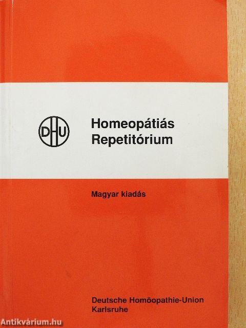 Homeopátiás Repetitórium