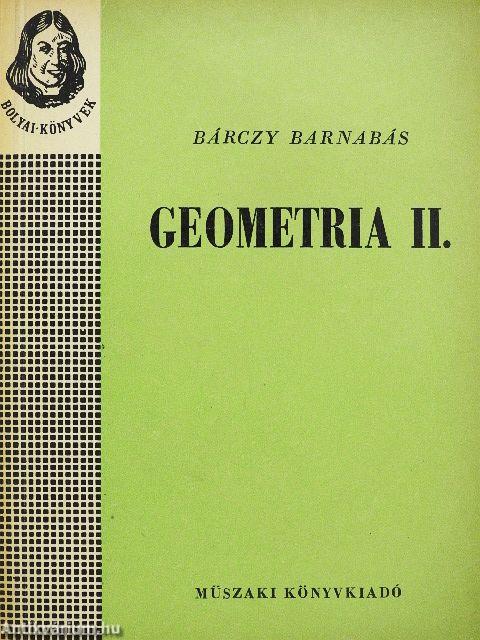 Geometria II.