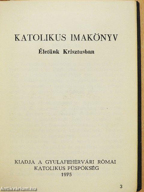 Katolikus imakönyv