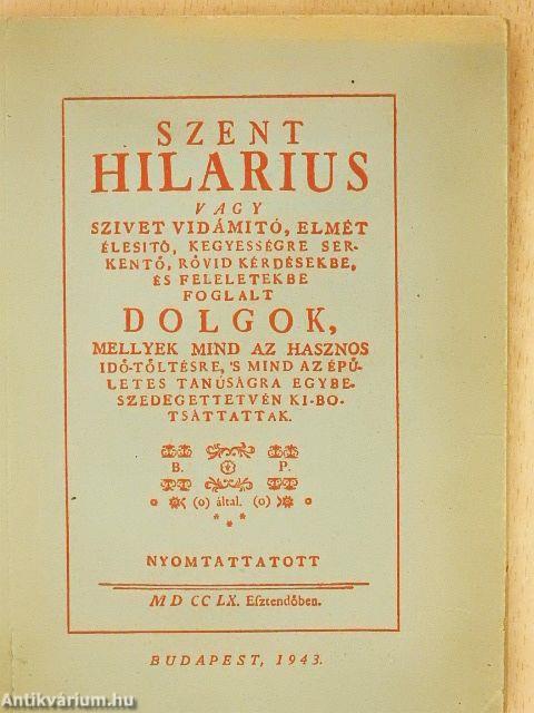 Szent Hilarius