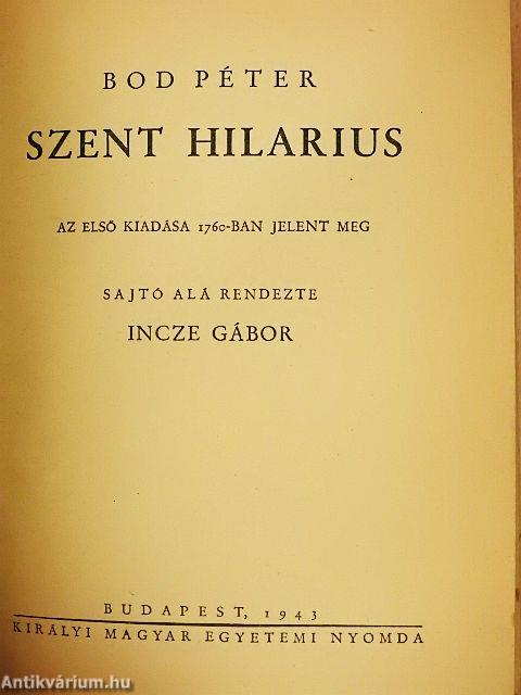 Szent Hilarius