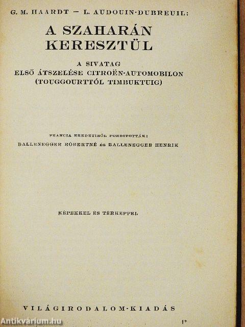 A Szaharán keresztül