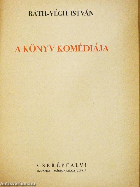 A könyv komédiája