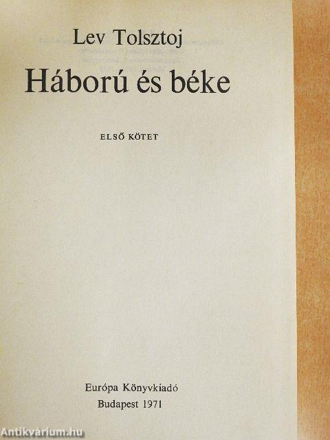 Háború és béke I-II.
