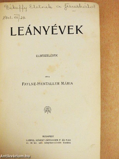Leányévek