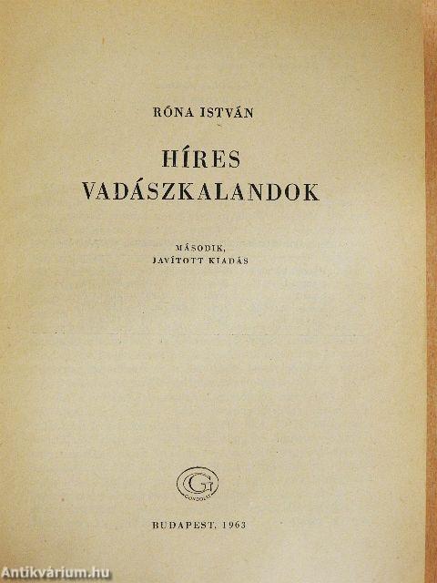 Híres vadászkalandok