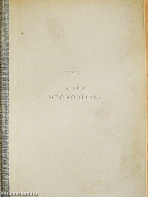 A tűz meghódítása