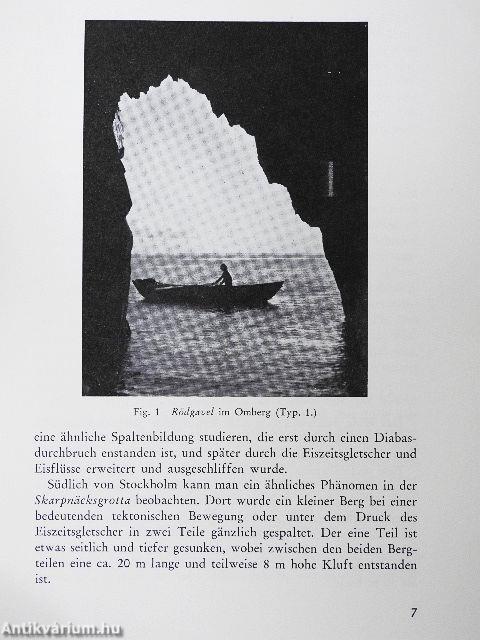 Die Höhlentypen Schwedens
