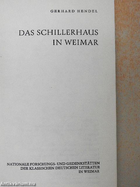 Das Schillerhaus in Weimar