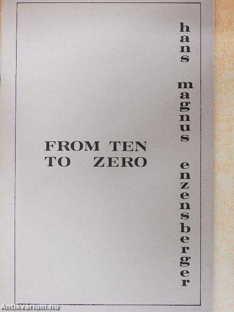 From Ten to Zero