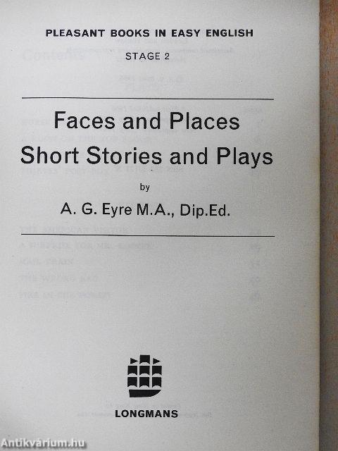Faces and Places - Short Stories and Plays