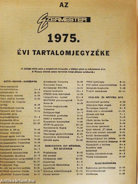 Ezermester 1975. január-december