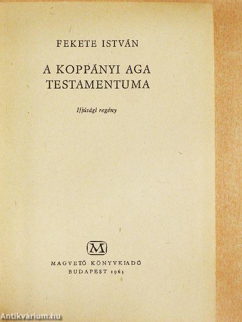 A koppányi aga testamentuma