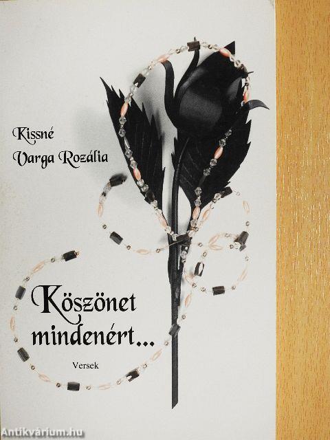 Köszönet mindenért...