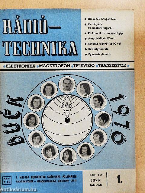 Rádiótechnika 1976. január-december