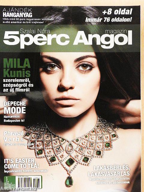 5perc Angol Magazin 2013. április