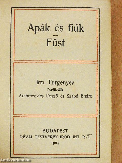Apák és fiúk/Füst