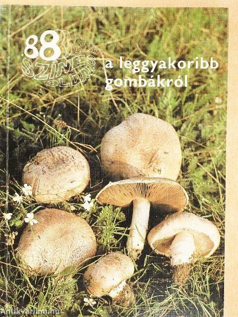 88 színes oldal a leggyakoribb gombákról