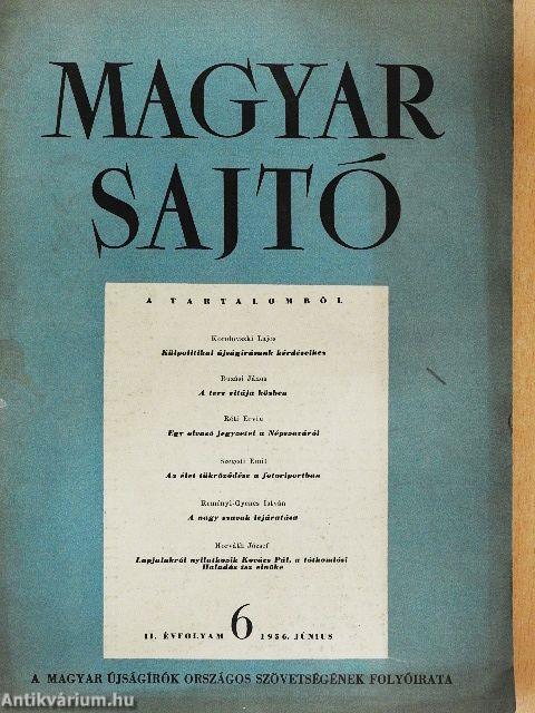 Magyar Sajtó 1956. június