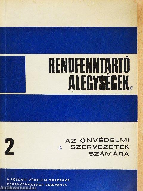 Rendfenntartó alegységek