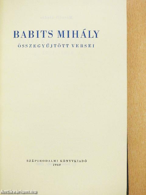 Babits Mihály összegyűjtött versei