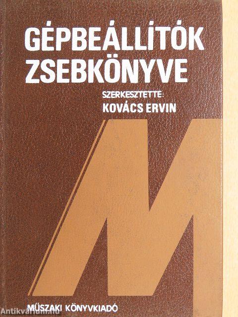 Gépbeállítók zsebkönyve