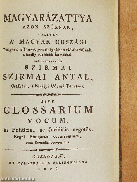 Glossarium