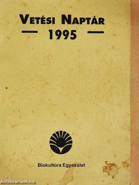 Vetési naptár 1995